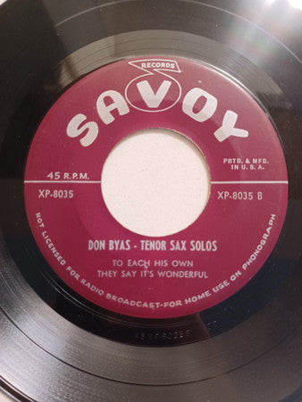 Tenor Sax Solos Vol. 1