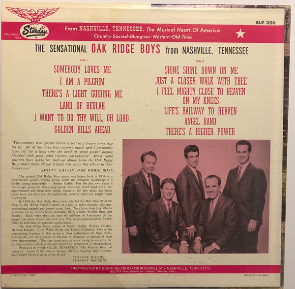The Sensational Oak Ridge Boys
