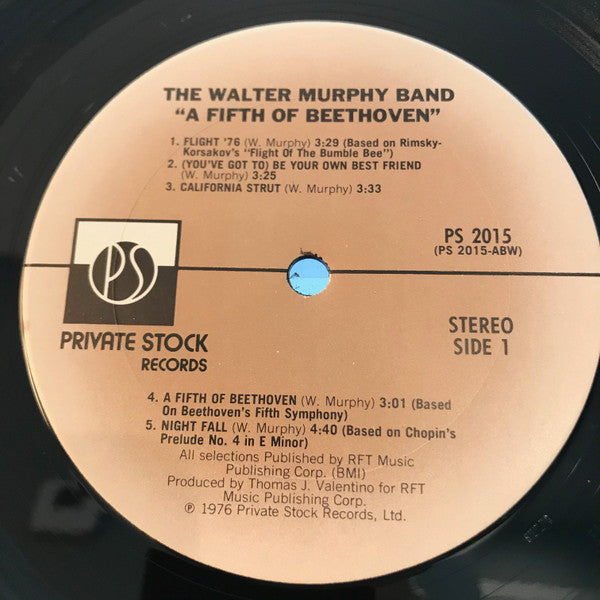 Walter Murphy & The Big Apple Band - A Fifth Of Beethoven