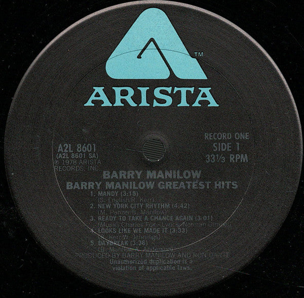 Barry Manilow - Greatest Hits