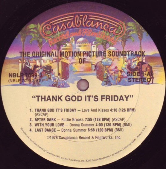 Various - Thank God It's Friday (The Original Motion Picture Soundtrack)