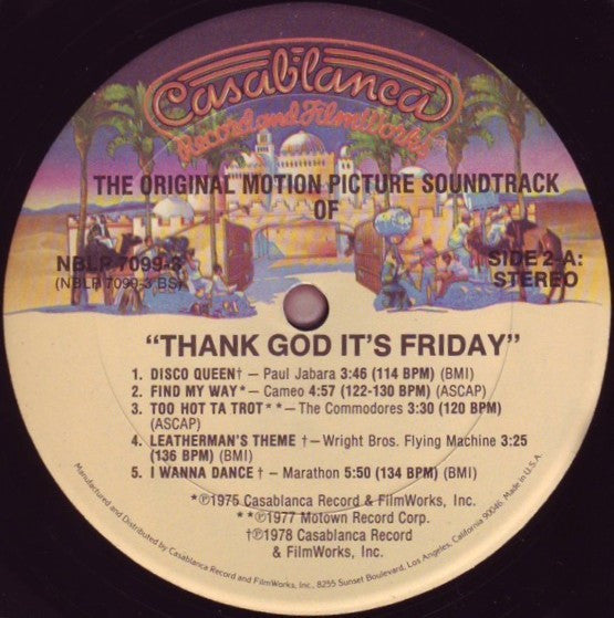 Various - Thank God It's Friday (The Original Motion Picture Soundtrack)