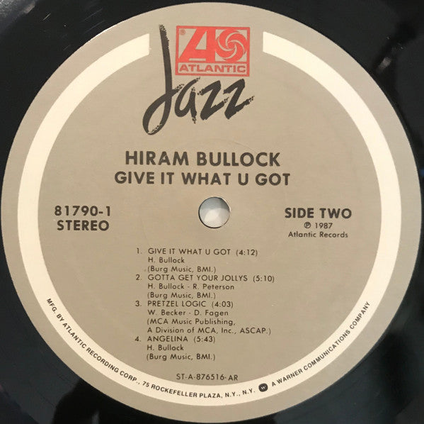 Hiram Bullock - Give It What U Got