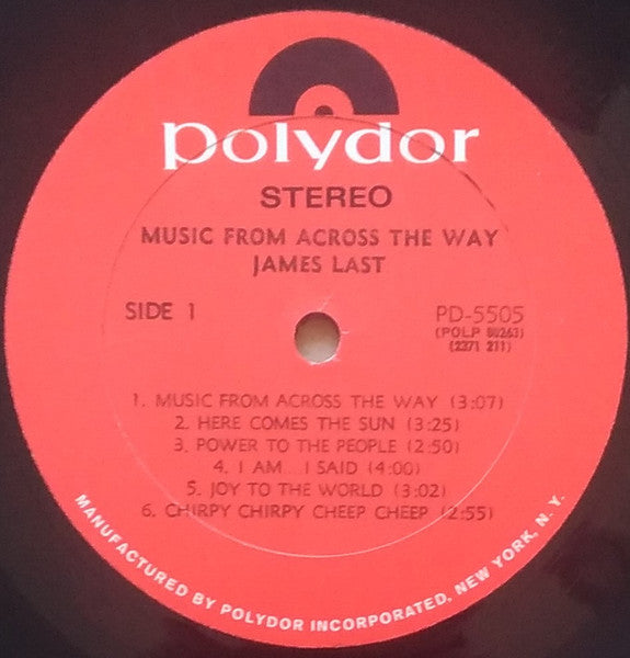 James Last - Music From Across The Way