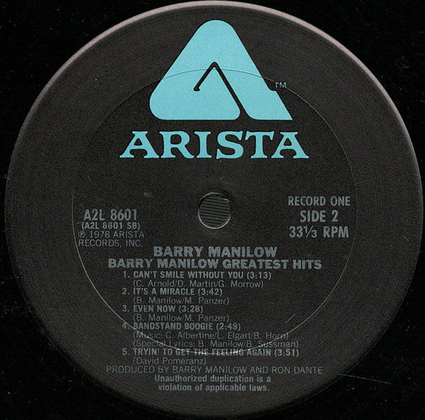 Barry Manilow - Greatest Hits