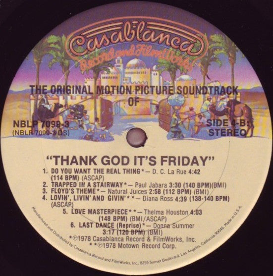 Various - Thank God It's Friday (The Original Motion Picture Soundtrack)