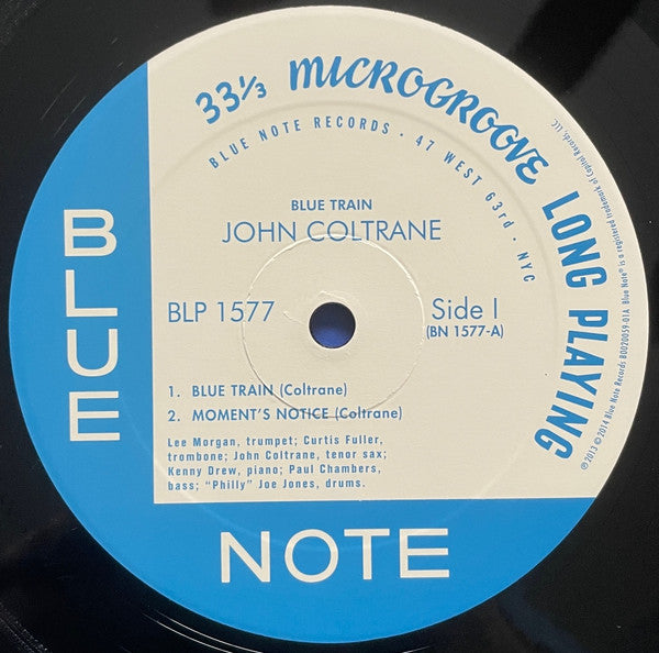 John Coltrane - Blue Train [BLUE NOTE, 2014]