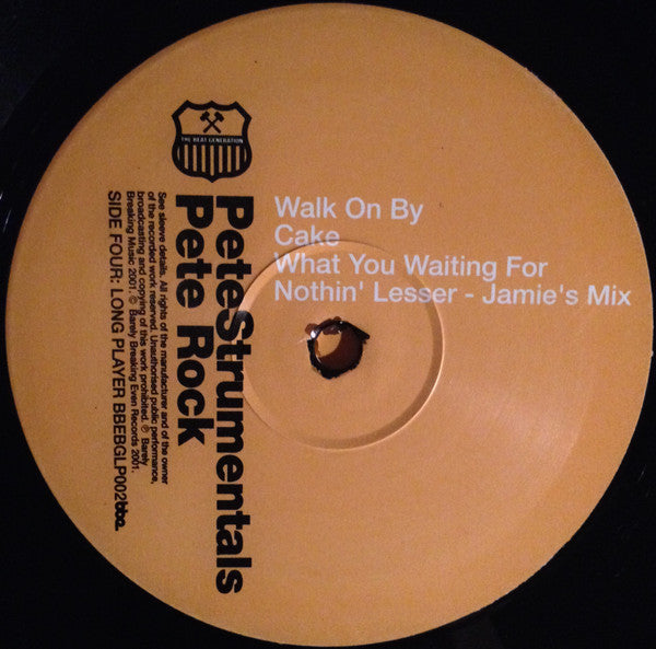 Pete Rock - PeteStrumentals (2LP, 1st Press, 2001)