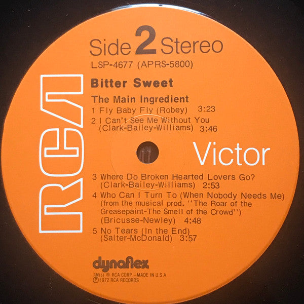 The Main Ingredient - Bitter Sweet