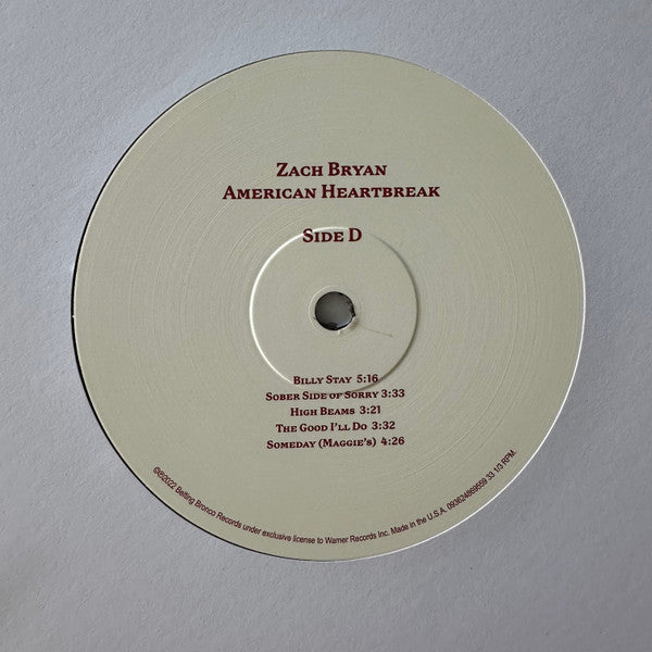 Zach Bryan - American Heartbreak