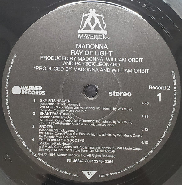 Madonna - Ray Of Light