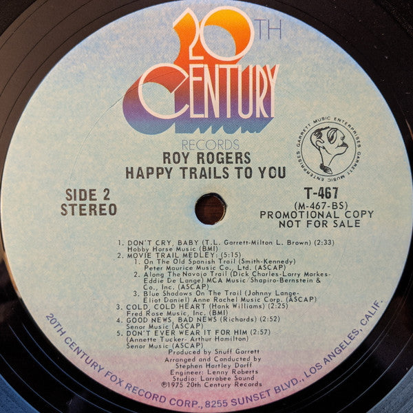 Roy Rogers (3) - Happy Trails To You