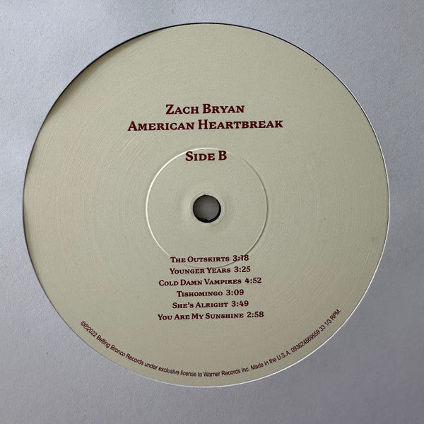 Zach Bryan - American Heartbreak