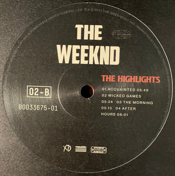 The Weeknd - The Highlights [GREATEST HITS]