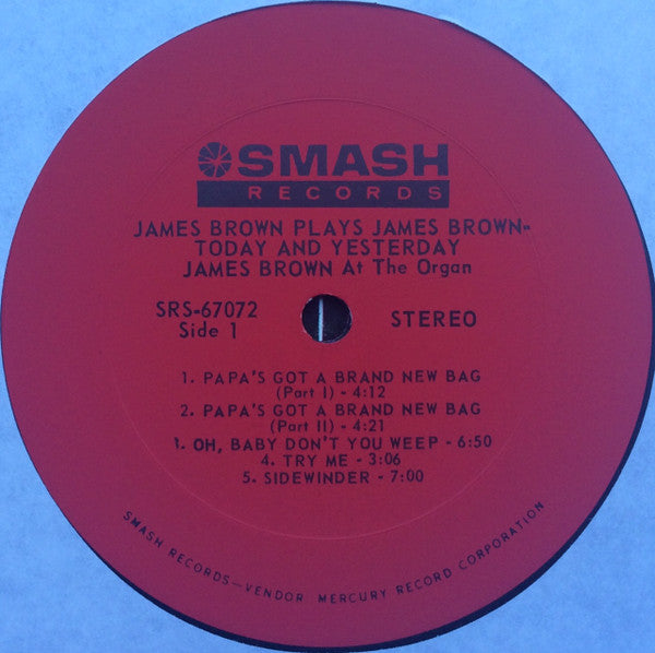 James Brown Plays James Brown - Today & Yesterday