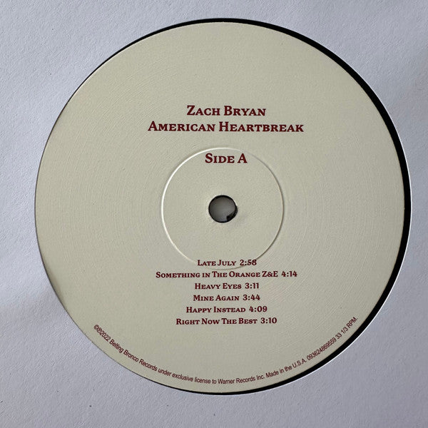 Zach Bryan - American Heartbreak