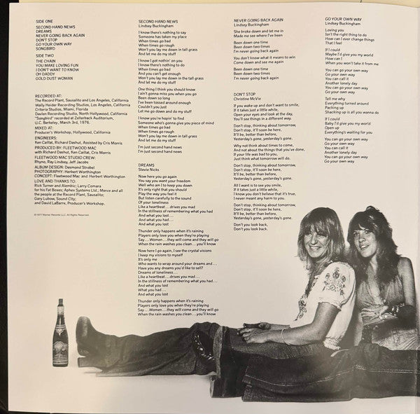 Fleetwood Mac - Rumours [COKE BOTTLE CLEAR VINYL]
