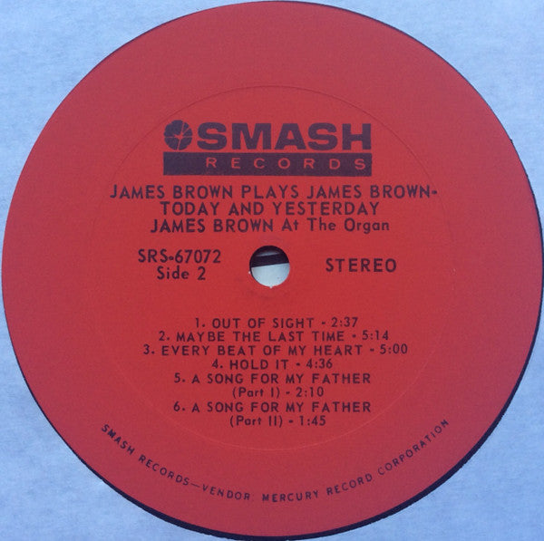 James Brown Plays James Brown - Today & Yesterday