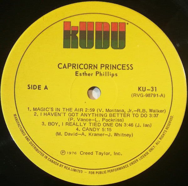 Esther Phillips - Capricorn Princess