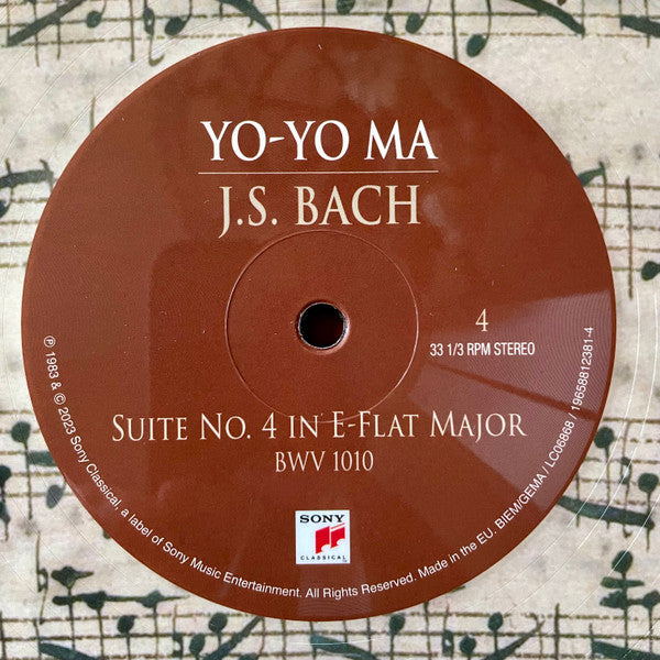 Yo-Yo Ma - 6 Suites For Unaccompanied Cello (The 1983 Sessions)