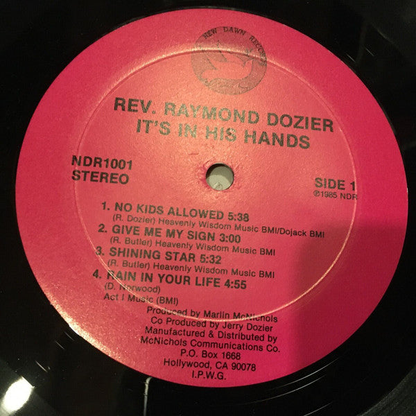It's In His Hands
