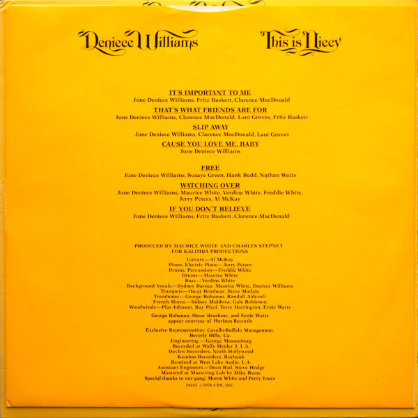 Deniece Williams - This Is Niecy