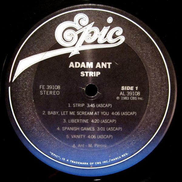 Adam Ant - Strip