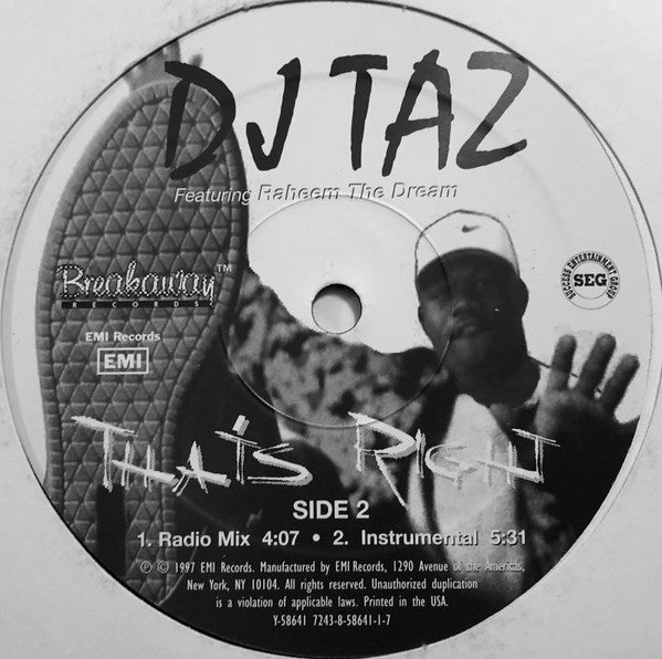 DJ Taz (3) - That's Right