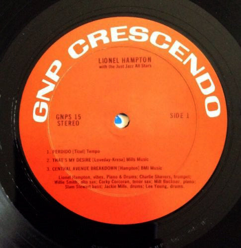 Lionel Hampton - Lionel Hampton And The Just Jazz All Stars