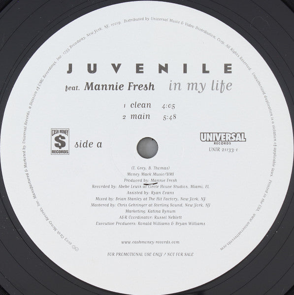Juvenile (2) - In My Life