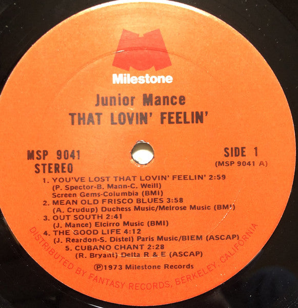Junior Mance - That Lovin' Feelin'