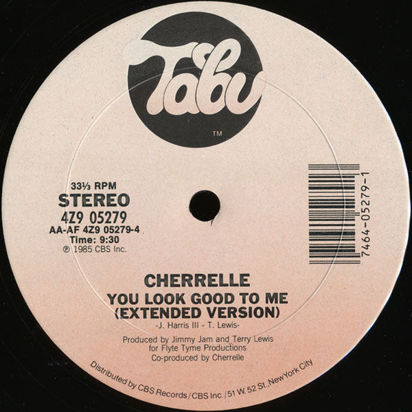 Cherrelle - You Look Good To Me (12" Extended Dance Mix)