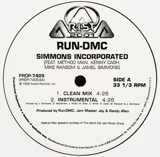 Run-DMC - Simmons Incorporated