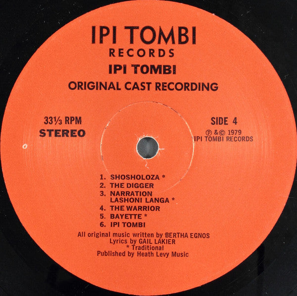 Bertha Egnos & Gail Lakier's Ipi Tombi: Original Cast Recording