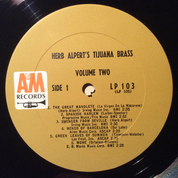 Herb Alpert & The Tijuana Brass - Volume 2