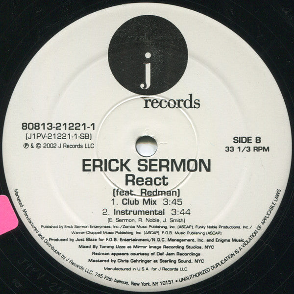 Erick Sermon - React