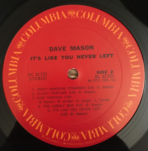 Dave Mason - It's Like You Never Left