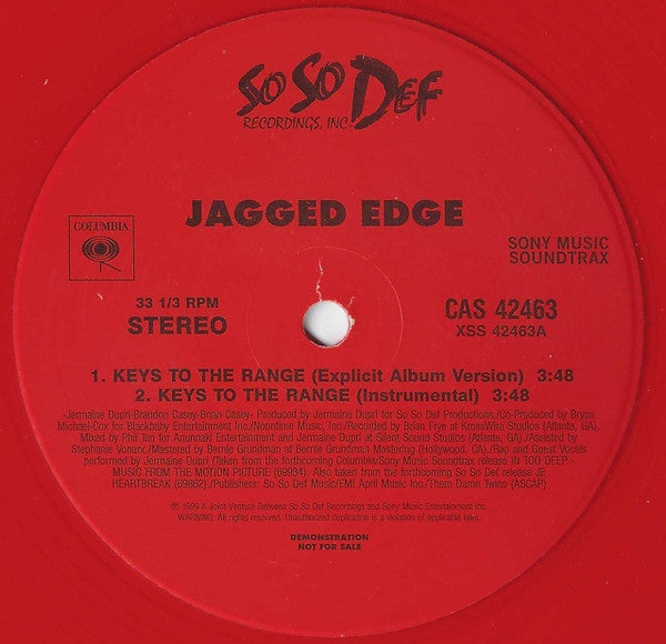 Jagged Edge (2) - Keys To The Range