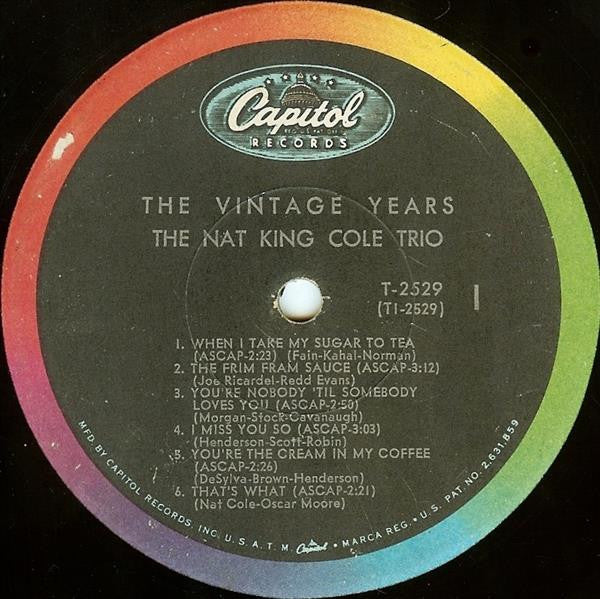 The Nat King Cole Trio - The Vintage Years
