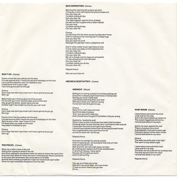 Yazoo - Upstairs At Eric's