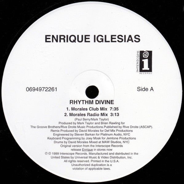 Enrique Iglesias - Rhythm Divine
