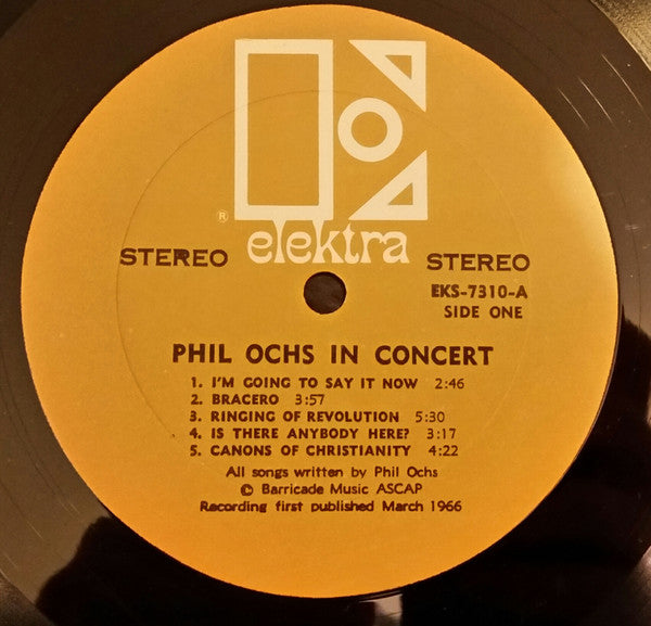 Phil Ochs - In Concert