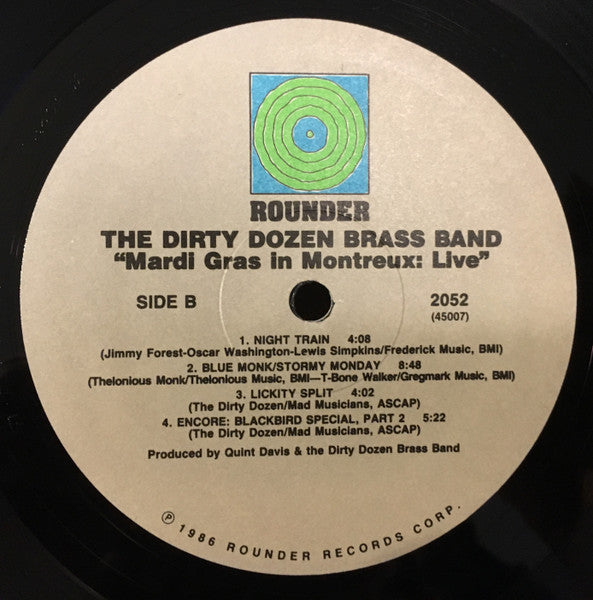 The Dirty Dozen Brass Band - Mardi Gras In Montreux, Live