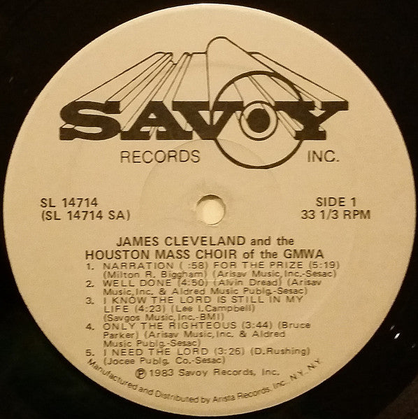 Rev. James Cleveland - For The Prize
