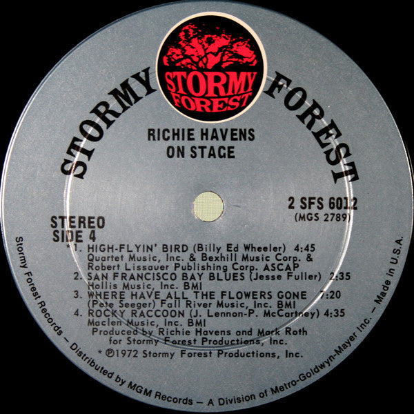 Richie Havens On Stage