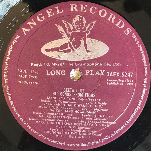 Geeta Dutt - Hit Songs From Films