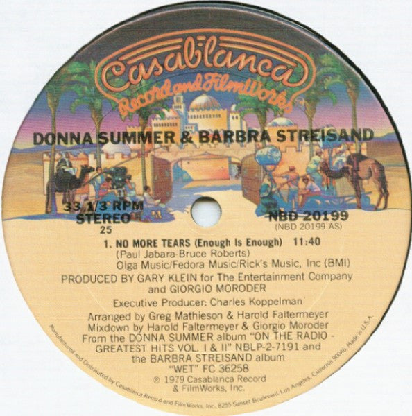 Donna Summer - No More Tears (Enough Is Enough)