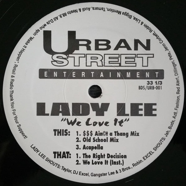 Lady Lee - We Love It