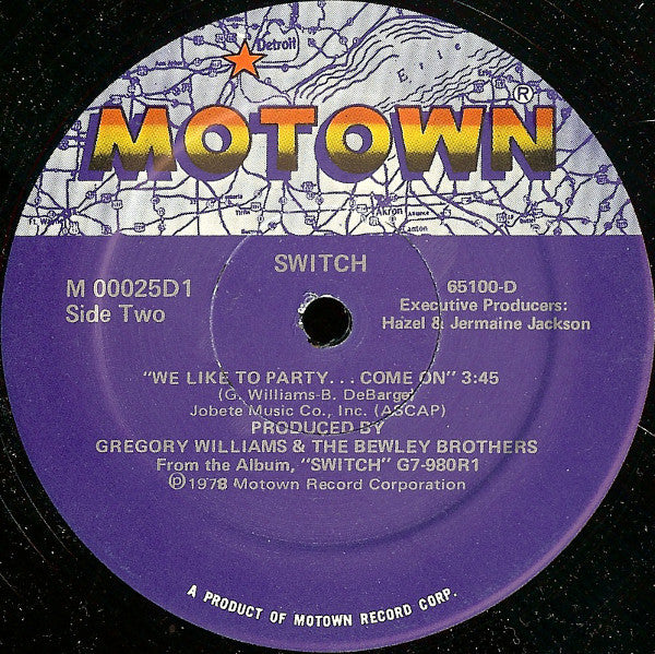Switch (6) - Best Beat In Town / We Like To Party... Come On