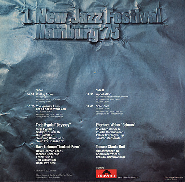 1. New Jazz Festival Hamburg '75